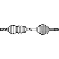 Приводной вал CEVAM Opel Corsa (C) 3 Хэтчбек 1.7 DTI (F08. F68) 75 л.с. 2000 – 2009 LDRKD 5393 JRY2A H