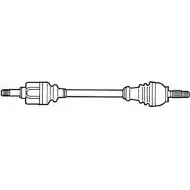 Приводной вал CEVAM Fiat Punto (188) 2 Фургон 1.9 D 60 60 л.с. 2000 – 2009 ZBACEU3 5406 V336K O