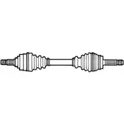 Приводной вал CEVAM Ford Mondeo 3 (GE, B5Y) Хэтчбек 2.0 16V TDDi / TDCi 115 л.с. 2000 – 2007 5681 53M8BV8 C2 8T6