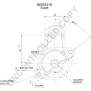 Стартер PRESTOLITE ELECTRIC 66925210 T9VOCAT 7ZD 80 Mitsubishi Lancer 7 (CD) Седан 1.3 (CB1A) 75 л.с. 1992 – 1996