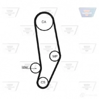 Ремень ГРМ OPTIBELT zrk1376 788742 HR 45119 x 25 mm KT 1090 - Изображение 3