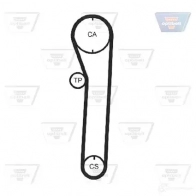 Ремень ГРМ OPTIBELT zrk1034 KT 1052 41088 x 3/4" 788458 - Изображение 3