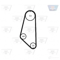 Ремень ГРМ OPTIBELT zrk1278 788680 40433 x 20 mm CL82B - Изображение 3