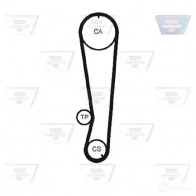 Ремень ГРМ OPTIBELT zrk1159 HR 76095 x 25 mm 788569 KT 1271 - Изображение 3