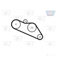 Ремень ГРМ OPTIBELT zrk1269 0UADF 45087 x 34 mm 788673 - Изображение 3