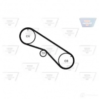Ремень ГРМ OPTIBELT NSBGDN 788518 HR 58094 x 25 mm zrk1105 - Изображение 3