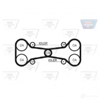 Ремень ГРМ OPTIBELT 6ST2S 58121 x 20 mm zrk1132 788544 - Изображение 3