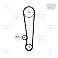 Комплект ремня ГРМ OPTIBELT HR 40446 x 3/4" ZRK1017 787668 kt1060 - Изображение 3
