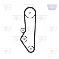 Комплект ремня ГРМ OPTIBELT HR 58097 x 19,75 mm KT1009W1 787595 kt1009 - Изображение 2