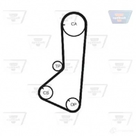 Комплект ремня ГРМ OPTIBELT kt1276 HR 65123 x 3/4" ZRK1285 787878 - Изображение 3