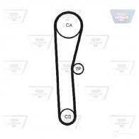 Комплект ремня ГРМ OPTIBELT ZRK1037 787745 kt1145 41094 x 3/4" - Изображение 3