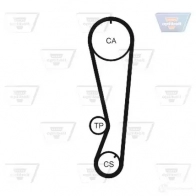Комплект ремня ГРМ OPTIBELT 787885 ZRK1003 kt1282 HR 39117 x 21 mm - Изображение 2