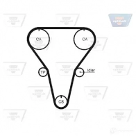 Комплект ремня ГРМ OPTIBELT HR 77145 x 22 mm kt1069 ZRK1281 787678 - Изображение 3