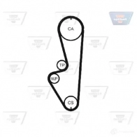 Комплект ремня ГРМ OPTIBELT HR 76108 x 1" ZRK1167 787759 kt1163 - Изображение 3