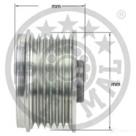 Обгонная муфта генератора OPTIMAL F5-1179 4058787043389 KIX XXC 1286043 - Изображение 3