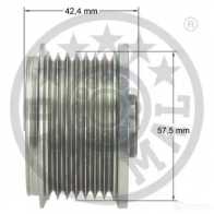 Обгонная муфта генератора OPTIMAL LWL1V EG F5-1115 1285982 4031185668750 - Изображение 3