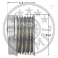 Обгонная муфта генератора OPTIMAL F5-1022 1285896 4031185667821 65T 32P - Изображение 3