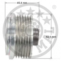 Обгонная муфта генератора OPTIMAL 1285975 NIHT R F5-1108 4031185668682 - Изображение 3