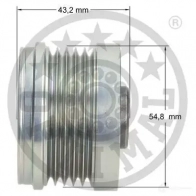 Обгонная муфта генератора OPTIMAL 1W1 8R 1285935 F5-1062 4031185668224 - Изображение 3