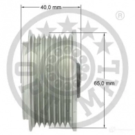 Обгонная муфта генератора OPTIMAL F5-1143 1286007 UA GIMW 4031185669030 - Изображение 3