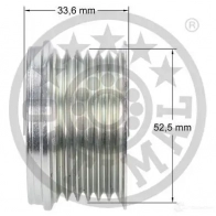 Обгонная муфта генератора OPTIMAL J UT8G 4031185668460 F5-1086 1285959 - Изображение 3