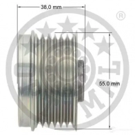 Обгонная муфта генератора OPTIMAL 8Q HTU 1286012 F5-1148 4031185669085 - Изображение 3