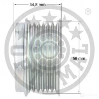 Обгонная муфта генератора OPTIMAL AZM GVU F5-1140 1286004 4031185669009 - Изображение 3