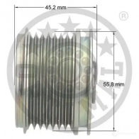 Обгонная муфта генератора OPTIMAL TT4RD 9 4031185668163 1285929 F5-1056 - Изображение 3