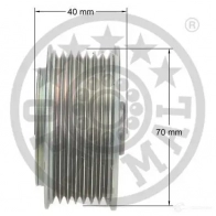 Обгонная муфта генератора OPTIMAL F5-1136 1286000 4031185668965 W U2CCV - Изображение 3