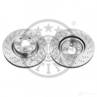 Тормозной диск OPTIMAL BS-8206HC 44JS 7XQ 4058787132465 Mercedes S-Class (W221, C216) 3 2006 – 2014