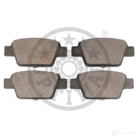 Тормозные колодки дисковые, комплект OPTIMAL 2 3714 1424925652 BP-86100 SMKWIP - Изображение 2