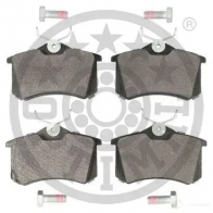 Тормозные колодки дисковые, комплект OPTIMAL O ZE9280 4058787122855 1424546493 BP-10094 - Изображение 2