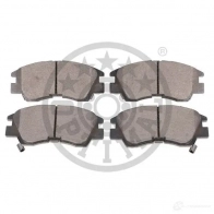 Тормозные колодки дисковые, комплект OPTIMAL 21 373 1424546278 BP-09557 21374 - Изображение 2