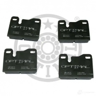 Тормозные колодки дисковые, комплект OPTIMAL 1424546770 204 82 BP-12196 C2LQK