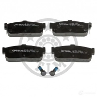 Тормозные колодки дисковые, комплект OPTIMAL 1424925291 UDX22 2171 3 BP-12424