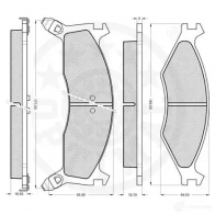 Тормозные колодки дисковые, комплект OPTIMAL 10086 B5FB JX 1271430 4031185137478 - Изображение 3