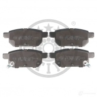 Тормозные колодки дисковые, комплект OPTIMAL Suzuki Swift 4058787129236 BP-12587 522Z V