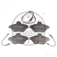 Тормозные колодки дисковые, комплект OPTIMAL BP-09857 1424546412 216 32 0F1KS - Изображение 1
