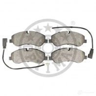 Тормозные колодки дисковые, комплект OPTIMAL 1424925453 2560 2 SOQPV BP-12588 - Изображение 2