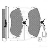 Тормозные колодки дисковые, комплект OPTIMAL 9842 0 GYPHYG 4031185139496 1274709 - Изображение 3