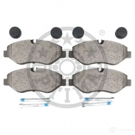 Тормозные колодки дисковые, комплект OPTIMAL 1424925168 1UHB4VN BP-12297 2 9192 - Изображение 2