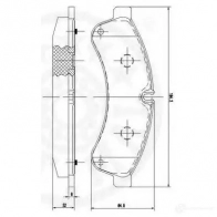 Тормозные колодки, комплект OPTIMAL 12476 4031185370851 D39W K9 1272167 - Изображение 3