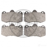 Тормозные колодки дисковые, комплект OPTIMAL 4031185580892 T RFXOD 12585 1272275 - Изображение 2