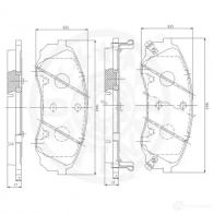 Тормозные колодки, комплект OPTIMAL 89DO8 V 1272168 12477 4031185370868 - Изображение 2