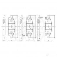 Тормозные колодки дисковые, комплект OPTIMAL 82 OR9V 1272227 4031185371469 12537 - Изображение 3