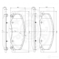 Тормозные колодки дисковые, комплект OPTIMAL 12456 H BYJ1O 1272147 4031185339926 - Изображение 3