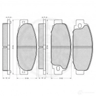 Тормозные колодки, комплект OPTIMAL 4031185136136 KJ ILI7V 9957 1274888 - Изображение 2