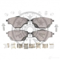 Тормозные колодки дисковые, комплект OPTIMAL BP-12719 25827 24 828 1424925581 - Изображение 2