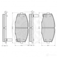 Тормозные колодки, комплект OPTIMAL 1273983 9452 5UN 48Z 4031185141949 - Изображение 2