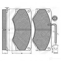 Тормозные колодки дисковые, комплект OPTIMAL 9853 2046 5 29012 1274719 - Изображение 3